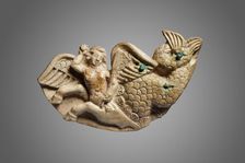 Aquatic divinity. From the Oxus Temple, Takht-i Sangin, 2th century BC. Creator: Central Asian Art