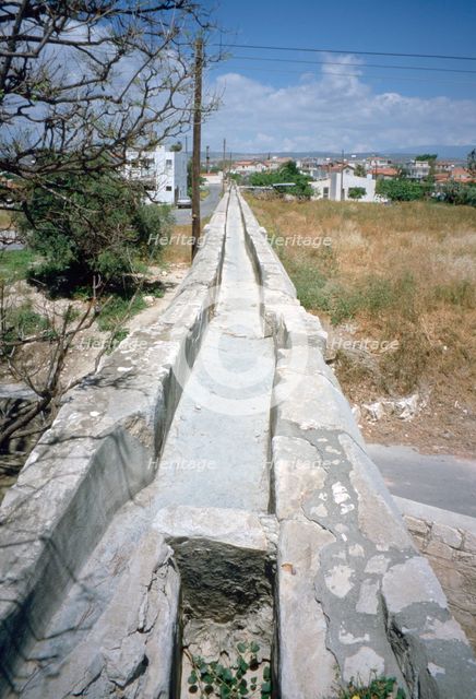 Aqueduct, Castle of Kolossi, near Limassol, Cyprus, 2001. Creator: Vivienne Sharp.