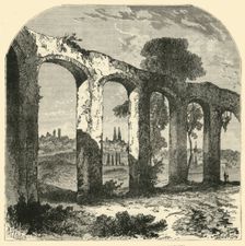 Aqueduct at Poitiers, of Old the Capital of the Pictones 1890. Creator: Unknown