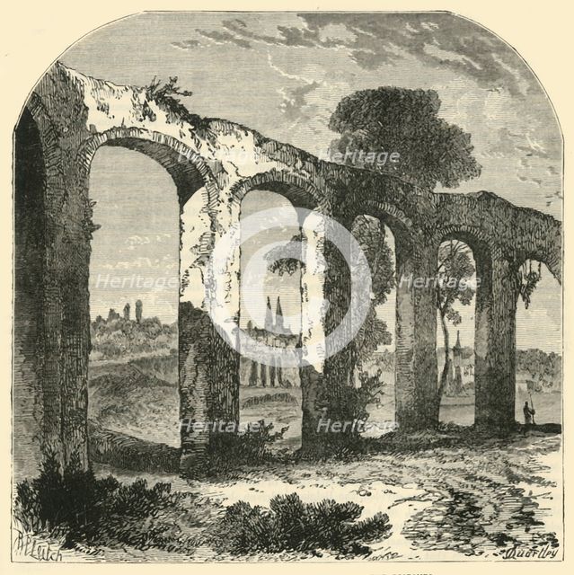 'Aqueduct at Poitiers, of Old the Capital of the Pictones', 1890.   Creator: Unknown.