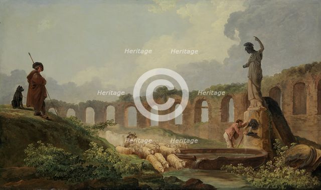 Aqueduct in Ruins. Creator: Hubert Robert.