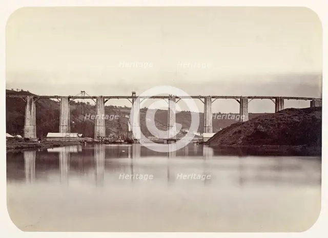 Aqueduct of Port-Launay, c.1861. Creator: Jules Duclos.