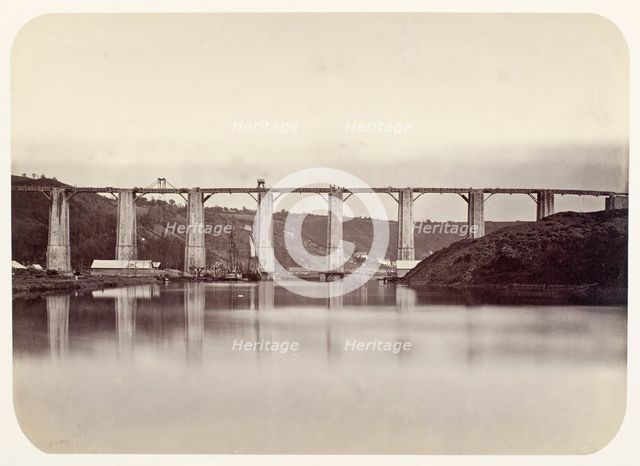 Aqueduct of Port-Launay, c.1861. Creator: Jules Duclos.
