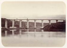 Aqueduct of Port-Launay, c.1861. Creator: Jules Duclos