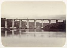 Aqueduct of Port-Launay, c.1861. Creator: Jules Duclos
