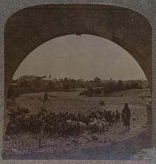 Aqueduct showing Jericho through Arch c1900
