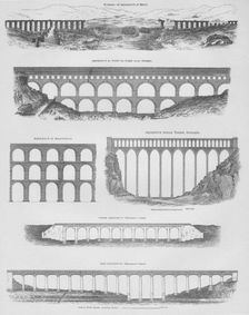Aqueducts, 1889. Creator: W & AK Johnston
