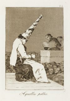 Aquellos polbos.; Los Caprichos, pl.23, 1799. Creator: Francisco Goya