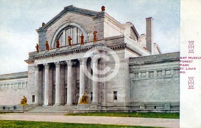 Art Museum, Forest Park, St Louis, Missouri, USA, 1907. Artist: Unknown