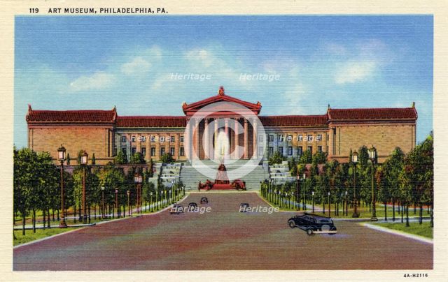 Art Museum, Philadelphia, Pennsylvania, USA, 1934. Artist: Unknown