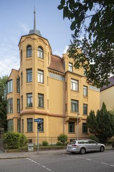 Art Nouvear residence, Abraham-Lincoln Strasse, Weimar, Germany, (c.1910), 2018. Artist: Alan John Ainsworth