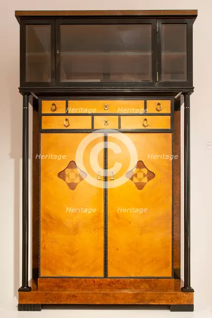 Art Nouveau Cabinet, Darmstadt, Germany, 1905, (2018) . Artist: Alan John Ainsworth.