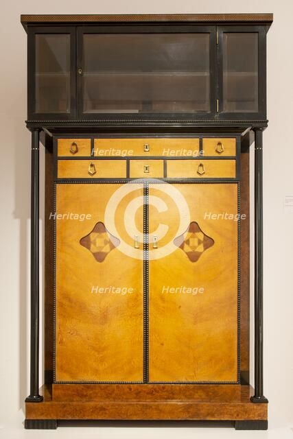 Art Nouveau Cabinet, Darmstadt, Germany, 1905, (2018) . Artist: Alan John Ainsworth.