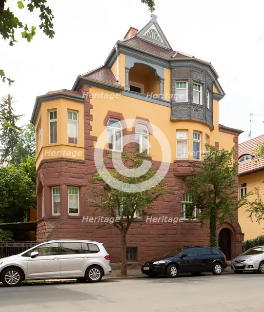 Art Nouveau residence, Cranachstrasse 3, Weimar, Germany, 2018. Artist: Alan John Ainsworth.