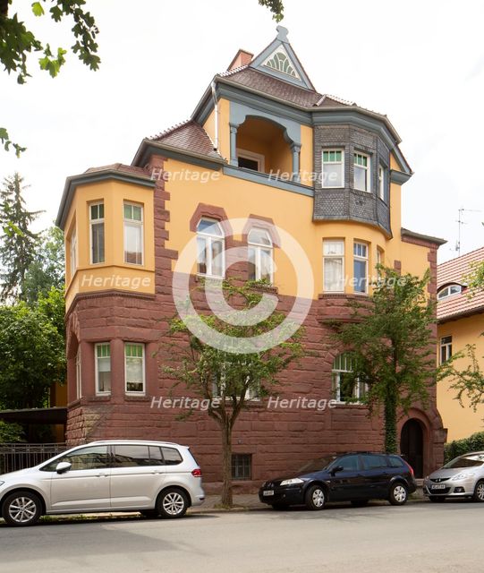 Art Nouveau residence, Cranachstrasse 3, Weimar, Germany, 2018. Artist: Alan John Ainsworth.