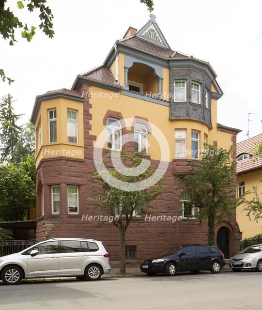 Art Nouveau residence, Cranachstrasse 3, Weimar, Germany, 2018. Artist: Alan John Ainsworth.