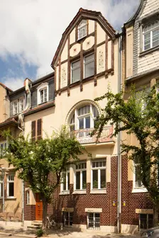 Art nouveau residence, Cranachstrasse 6, Weimar, Germany, 2018. Artist: Alan John Ainsworth