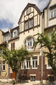 Art nouveau residence, Cranachstrasse 6, Weimar, Germany, 2018. Artist: Alan John Ainsworth