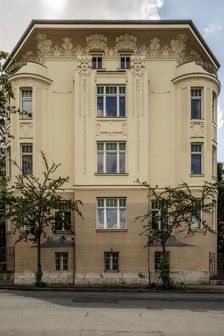 Art nouveau residence, Cranachstrasse 8, Weimar, Germany, 2018. Artist: Alan John Ainsworth