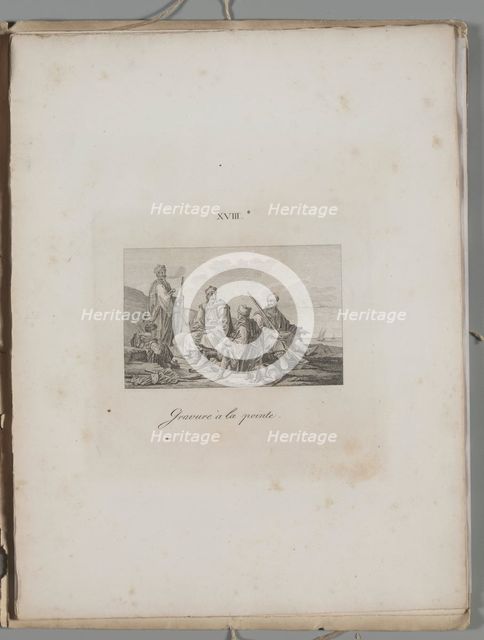 Art of the Lithograph: Albanian, Plate XVIII, 1819. Creator: Alois Senefelder (German, 1771-1834).