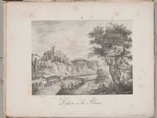 Art of the Lithograph: Landeck in Tirol, Plate III, 1819. Creator: Alois Senefelder (German, 1771-1834)