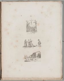 Art of the Lithograph: Three Engraving Examples, Plate XI , 1819. Creator: Alois Senefelder (German, 1771-1834)