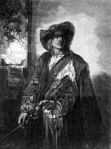 "Art and Liberty" - painted by Gallait, 1856. Creator: Cheltnam