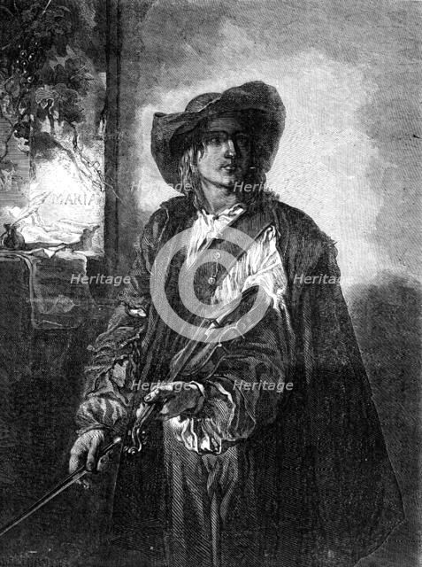 "Art and Liberty" - painted by Gallait, 1856.  Creator: Cheltnam.