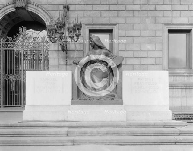 Art, Bela L. Pratt, Boston Public Library, c.between 1910 and 1920. Creator: Unknown.
