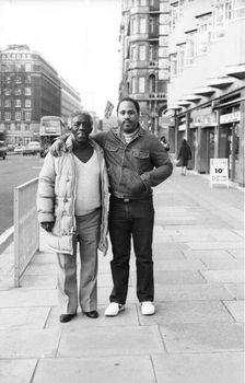Art Blakey and Charles Famborough, London, 1983. Artist: Brian O'Connor