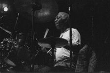 Art Blakey, Cambridge Jazz Festival, 1988. Creator: Brian Foskett