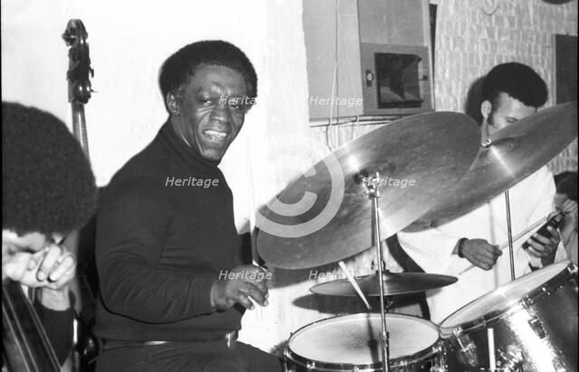 Art Blakey, Ronnie Scott's, London, 1973.  Artist: Brian O'Connor.