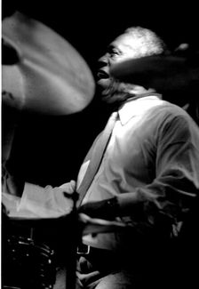 Art Blakey, Ronnie Scott's, London, 1984. Artist: Brian O'Connor