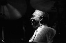 Art Blakey, Ronnie Scott's, London, 1983. Artist: Brian O'Connor