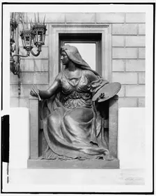 Art, Boston Public Library, Boston, Mass., c.between 1910 and 1920. Creator: Unknown