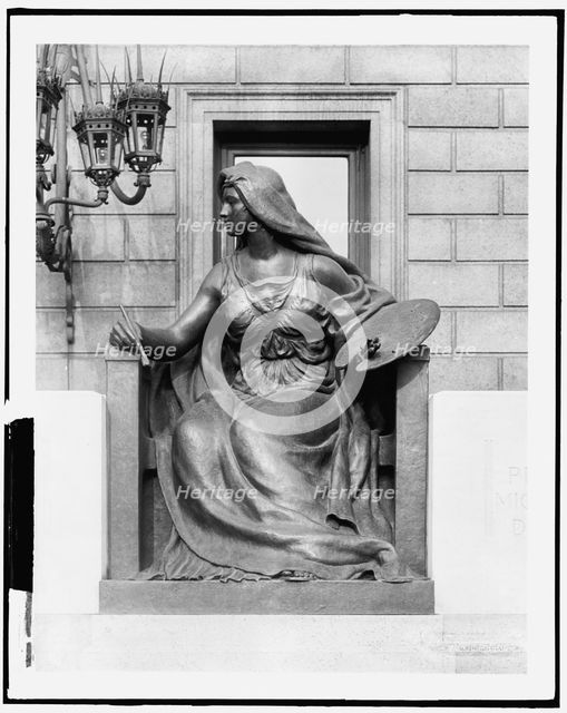 Art, Boston Public Library, Boston, Mass., c.between 1910 and 1920. Creator: Unknown.