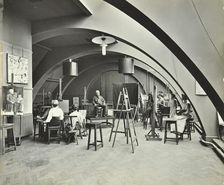 Art class, Westminster Technical Institute, London, 1910