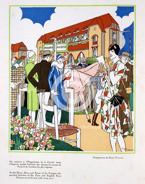 Art deco poster with golfing theme, c1930s. Creator: Unknown.