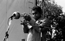 Art Farmer, Capital Jazz Festival, Knebworth, Herts, July 1982. Artist: Brian O'Connor