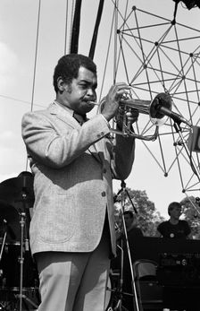 Art Farmer, Capital Jazz festival, Knebworth, July, 1982. Artist: Brian O'Connor