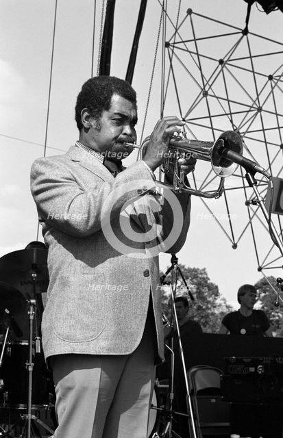 Art Farmer, Capital Jazz festival, Knebworth, July, 1982. Artist: Brian O'Connor.