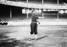 Art Fletcher (New York NL) prior to the World Series at the Polo Grounds, NY, 1911 (baseball), 1911. Creator: Bain News Service