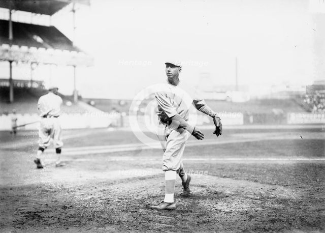 Art Fromme, New York NL, at Polo Grounds, NY (baseball), 1912. Creator: Bain News Service.