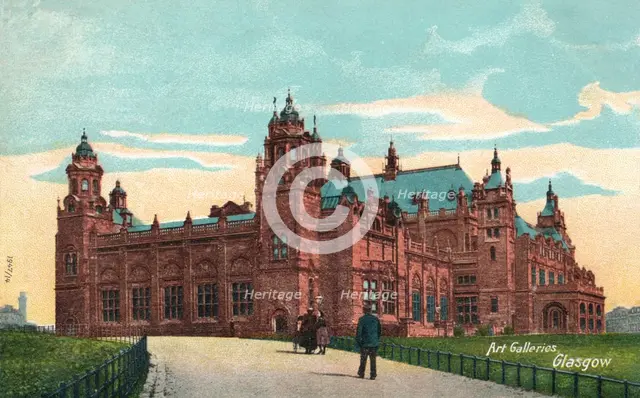 'Art Galleries, Glasgow', c1904.  Artist: Unknown.