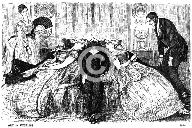 'Art in Excelsis', 1874 (1891).  Artist: George du Maurier