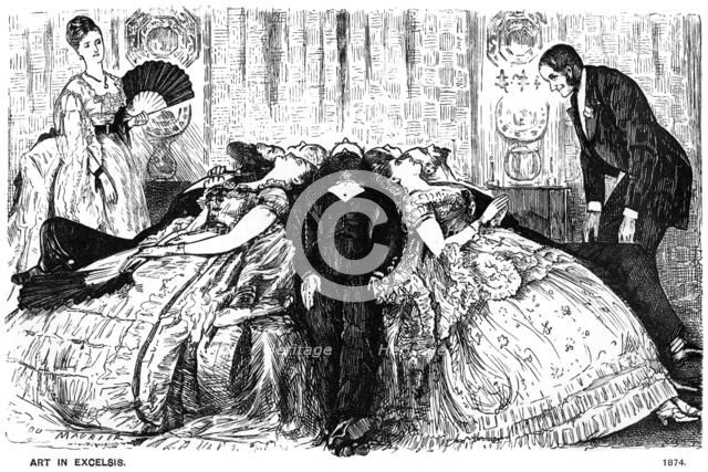 'Art in Excelsis', 1874 (1891).  Artist: George du Maurier