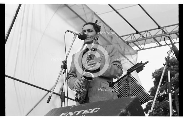 Art Pepper, Capital Jazz, Knebworth, 1981.   Artist: Brian O'Connor.