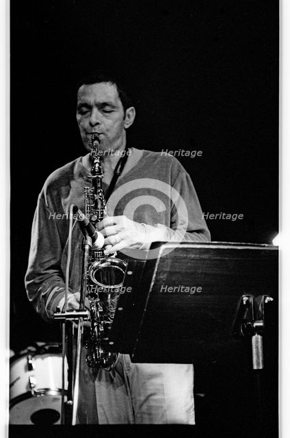 Art Pepper, Ronnie Scott's, Soho, London, 1980.    Artist: Brian O'Connor.
