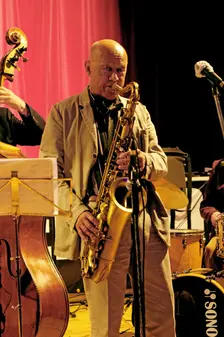Art Themen, Art Themen Project, Battle Jazz Festival, Battle, East Sussex, July 2023. Creator: Brian O'Connor