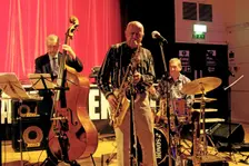 Art Themen Project, Battle Jazz Festival, Battle, East Sussex, July 2023. Creator: Brian O'Connor